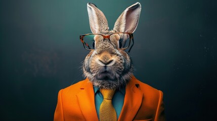 Poster - A Bunny in a Suit