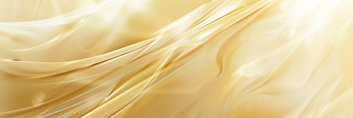 Golden waves. Luxury abstract gold background. Grainy texture gradient. Golden Christmas or New Year background, bokeh effect. Vintage gold. Holiday concept. For banner, poster, card