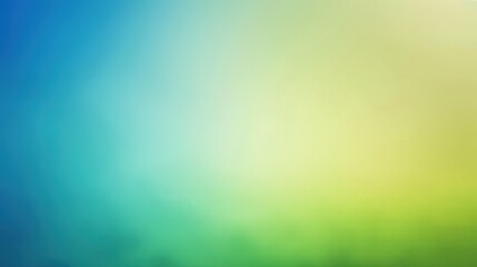 Poster - A smooth gradient background shifts from vibrant green to calming blue, suitable for artistic projects and digital designs