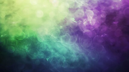 Poster - A smooth transition of colors flows from green to purple, creating an abstract and tranquil background suitable for artistic projects
