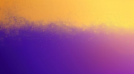 Poster - A smooth gradient background blends from deep purple to bright yellow, creating a vibrant visual effect suitable for various design purposes