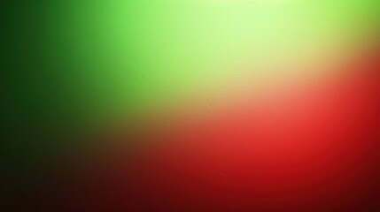 Poster - A smooth gradient backdrop seamlessly blends vibrant red into lush green, creating an eye-catching abstract visual experience