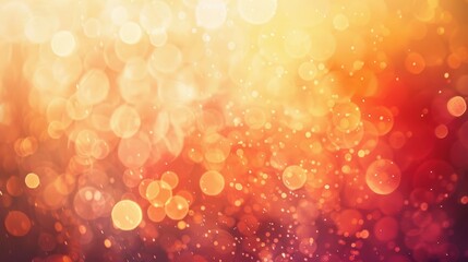 Poster - A mesmerizing blend of warm orange and red hues illuminates the background, creating a soft, glowing atmosphere with beautiful light leaks