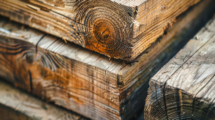 close up of a wooden fence