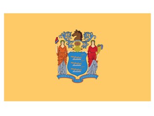 Wall Mural - Flag of the U.S. state of New Jersey