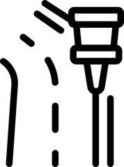 Poster - Icon of a smart farm sensor collecting soil data