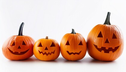 ハロウィンのカボチャのお化け。ジャックオランタン。コピースペース。（Halloween pumpkins ghost. jack o lantern and copy space.）
