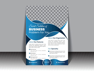 Gradient Attractive Corporate Flyer or Poster Design.