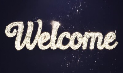 Wall Mural - Welcome Sparkles