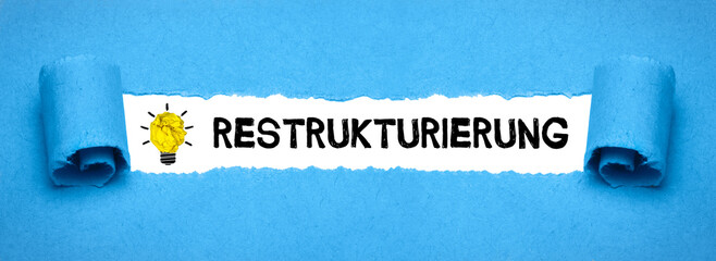 Poster - Restrukturierung	