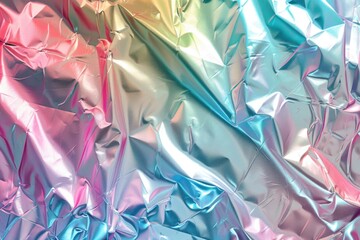 Poster - Detailed shot of smooth, reflective material