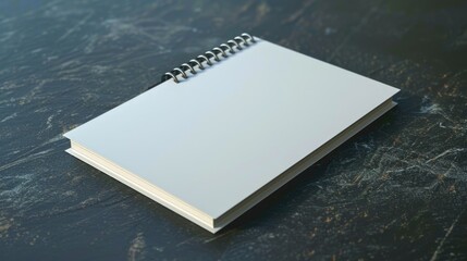 Sticker - A notepad sits on top of a table, ready for writing or note-taking