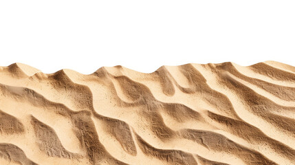 Wall Mural - desert sand dunes isolated on white