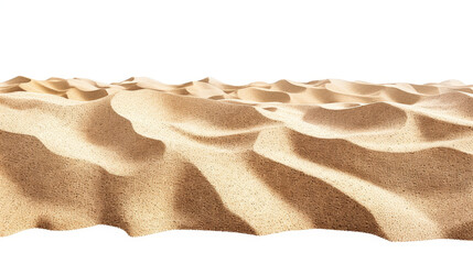 Wall Mural - desert sand dunes isolated on white