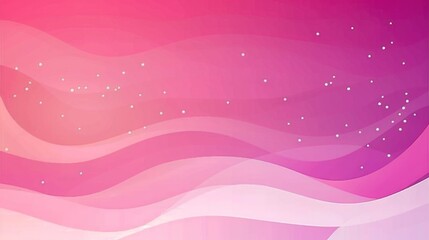 Sticker -  A vibrant canvas of pink and purple hues serves as a backdrop to the celestial scene, featuring twinkling stars overhead and rippling waves in the lower