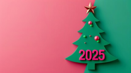 Wall Mural - Christmas tree 2025 