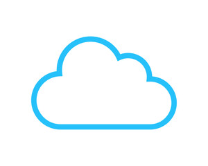 Wall Mural - cloud icon
