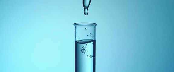 Poster - Droplet Falling into Test Tube.