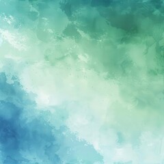 Poster - A serene abstract background featuring soft gradients of blue and green, perfect for calming designs and creative projects. Commercial use, 300 dpi