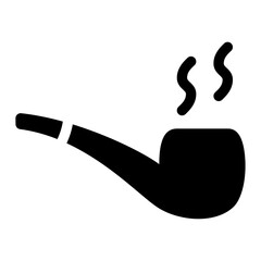 Wall Mural - smoking pipe icon