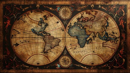 ancient map wallpaper