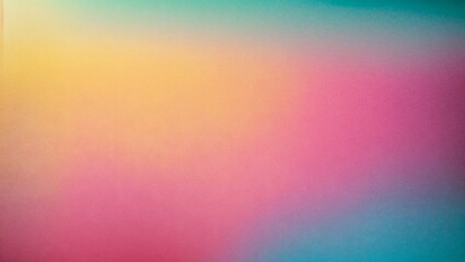 Poster - dreamy gradient abstract background: a mesmerizing backdrop of soft, blended colors in yellow, pink,