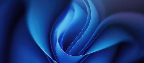 Wall Mural - blue wavy background