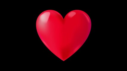 red hearts rain down in this charming valentine's day illustration with confetti and a light backgro