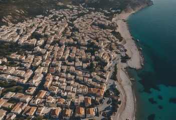 sky Rhodes Greece Water Beach Summer Travel Nature Landscape Sea Blue Holiday Europe Beautiful Island Mediterranean Coastline Coast Bay Aerial Town Panorama View