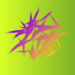Poster - Abstract background with dynamic lines. Vector illustration in flat minimalistic style