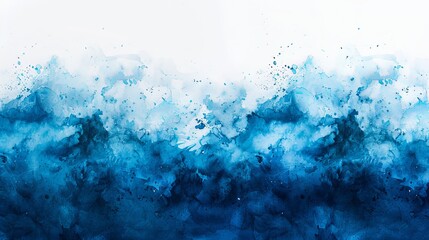 beautiful abstract watercolor background with cobalt gradient, showcasing a vivid and artistic splas