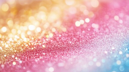 Poster - A dazzling background features colorful glitter and sequins, perfect for arts and crafts