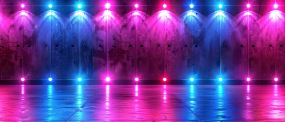 Wall Mural - night stage with spotlights wallpaper