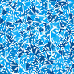 Poster - minimal geometric background. small triangles size. solid shapes in frames. monotone style. repeatab