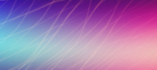 Wall Mural - Abstract background with diagonal lines creating a gradient from blue to pink