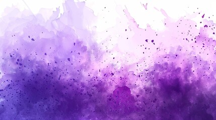 Wall Mural - Vibrant Watercolor Splash Background with Gradient of Violet, Perfect for Artistic Designs and Creative Projects. Abstract Artistic Texture with Fluid Colors for Graphic Design and Backgrounds.