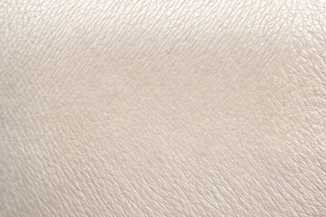 Sticker - White genuine leather texture. Material. Luxury leather background