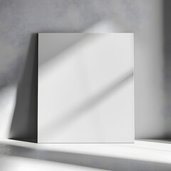 Poster - Smooth White Canvas with Diffused Lighting for Small Electronics Showcase and Product Presentation