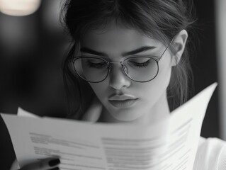 A woman sitting with a book, possibly studying or relaxing