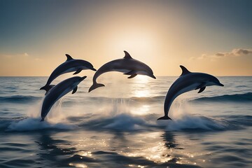 dolphins beautiful jumping seascape sky group blue dolphin wildlife water ocean animal sea wild pacific nature hawaii mammal wave tropical coast aquatic life marin cloud swimming beauty summer splash