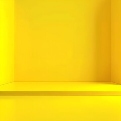 Poster - Vibrant Neon Yellow Gradient Background for Luxury Product Showcase
