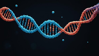 DNA Helix Chromosome in Genetic Biotechnology