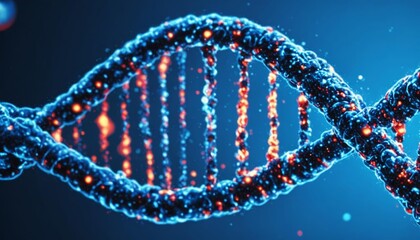 DNA Helix Chromosome in Genetic Biotechnology