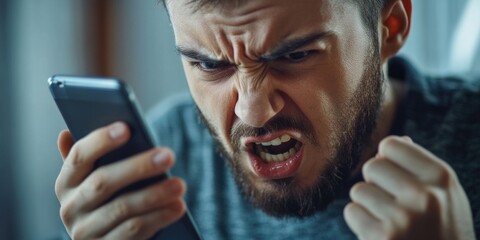 A person examining their mobile device, possibly responding to a message or notification