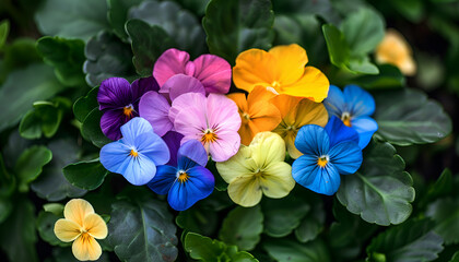 Wall Mural - Blooming heartshaped flowers isolated background symbolizing organ donation and volunteerism