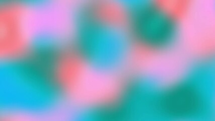 Aufkleber - Blur colorful gradient abstract loop background animation in 4k