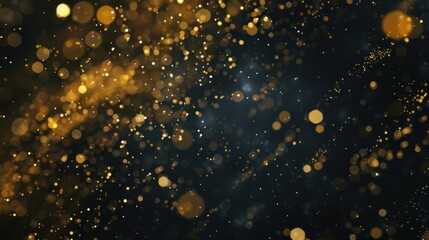 Poster - Abstract Golden Glitter Background