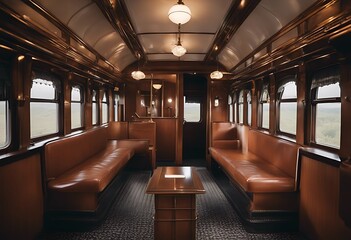 vintage interior carriage train window seat symmetry nostalgia journey travel absence empty transportation indoor day no people nobody