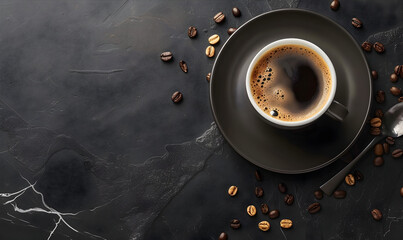 national espresso day coffee background design