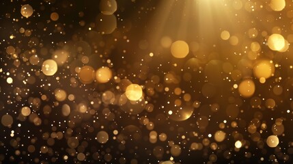 Poster - Golden Glitter